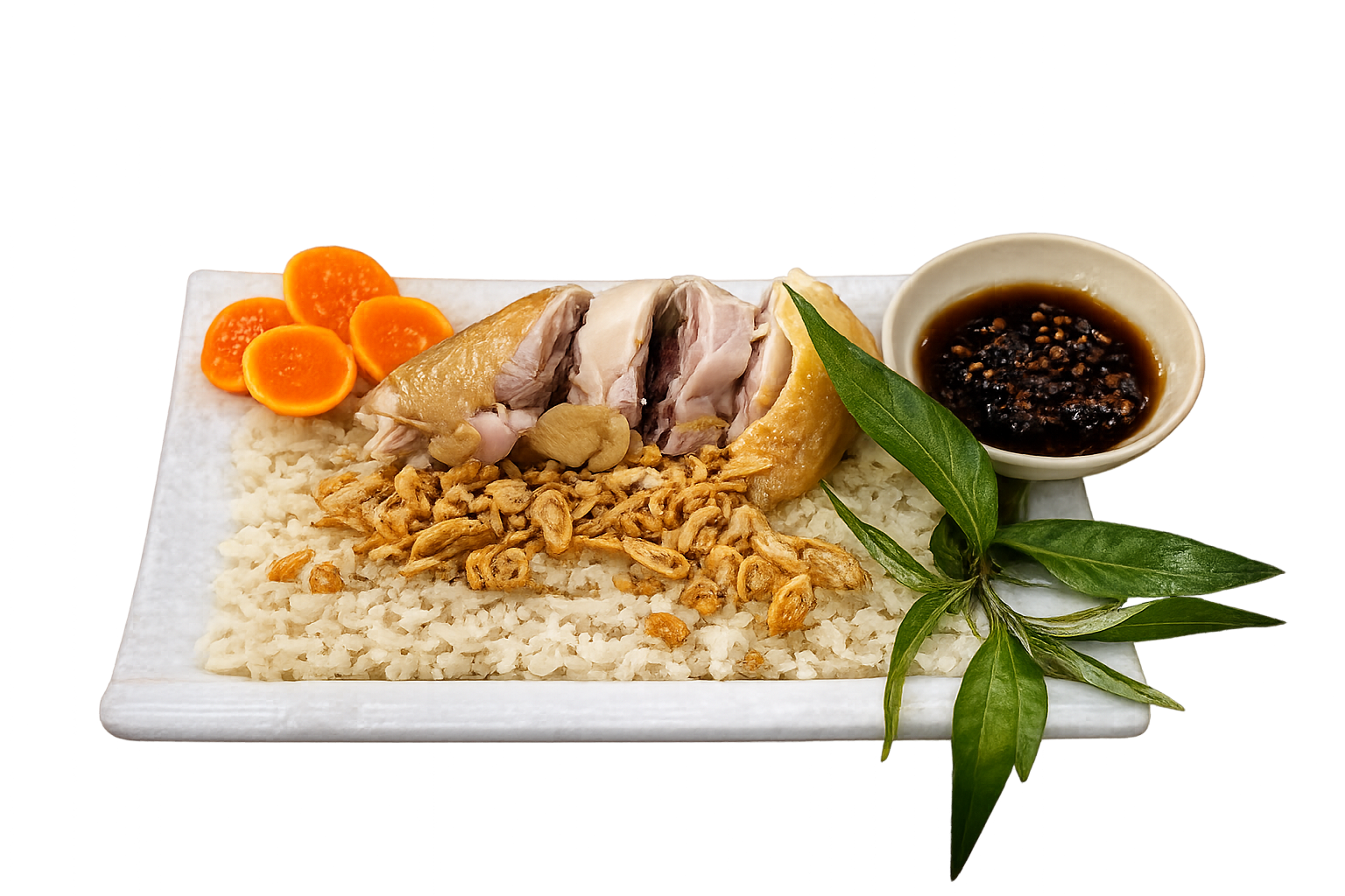 Xôi gà chặt trứng non