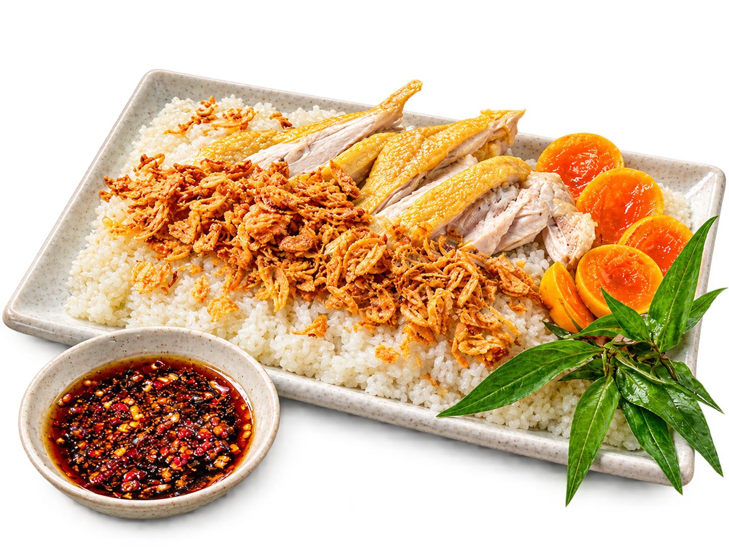 Xôi Gà Trứng Non Hàng Gòn
